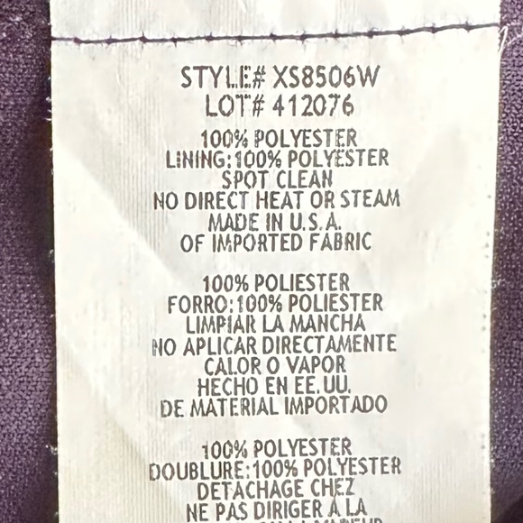 Xscape Embellished Split Sleeve Chiffon Shift Dress Navy Size 18W Cocktail - Picture 13 of 15